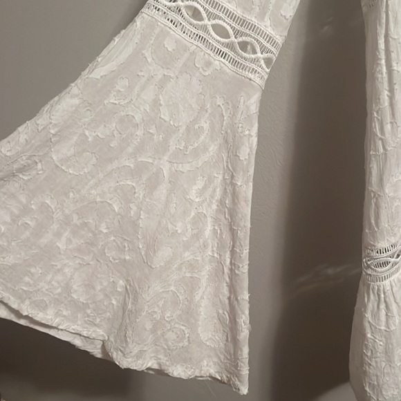 💗Z&L eyelet white blouse size S regencycore - Picture 4 of 12